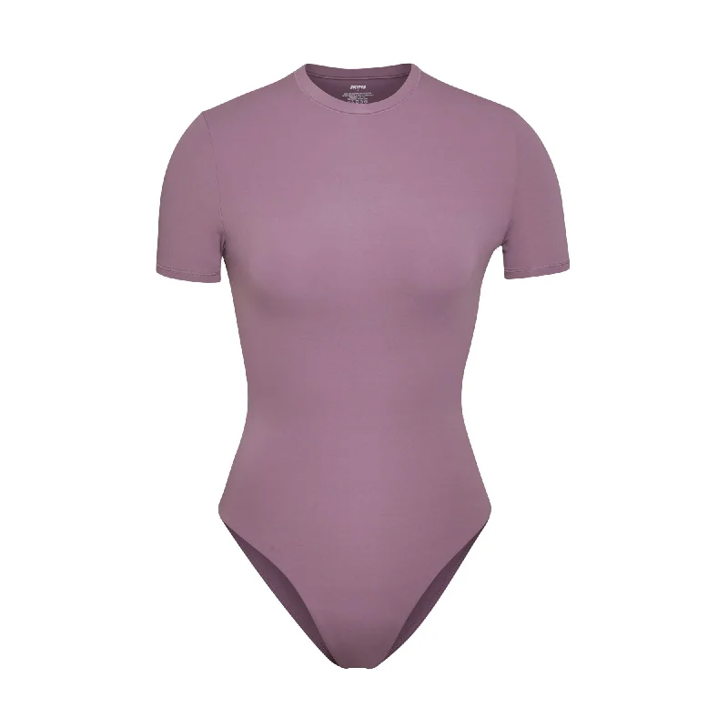 FITS EVERYBODY T-SHIRT BODYSUIT | PLUM