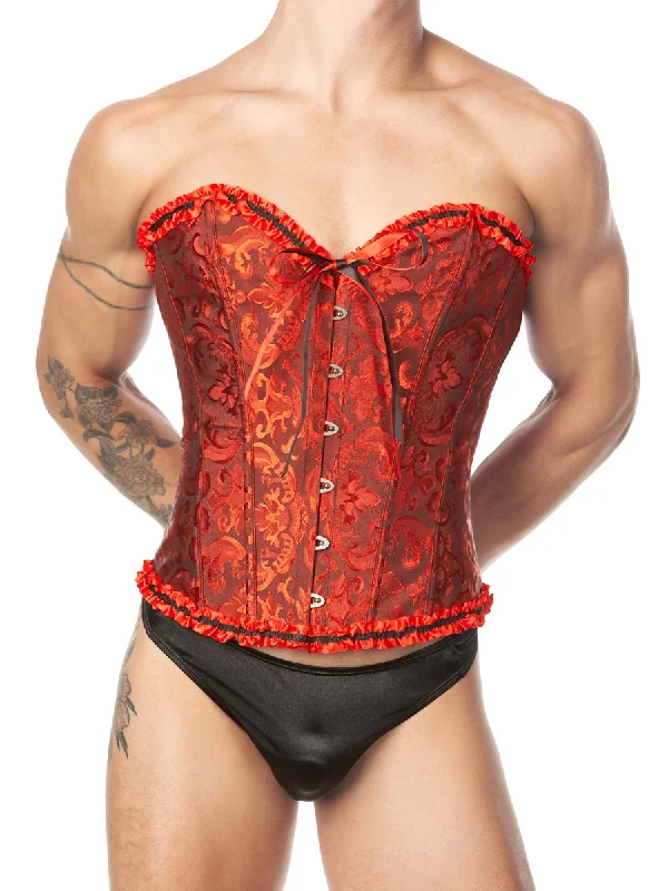 Black and Red Corset