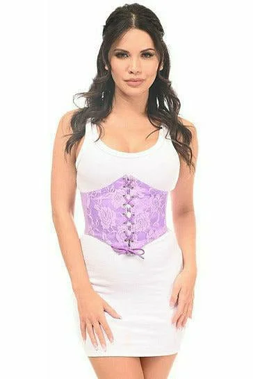 Purple Lace Corset Belt Cincher