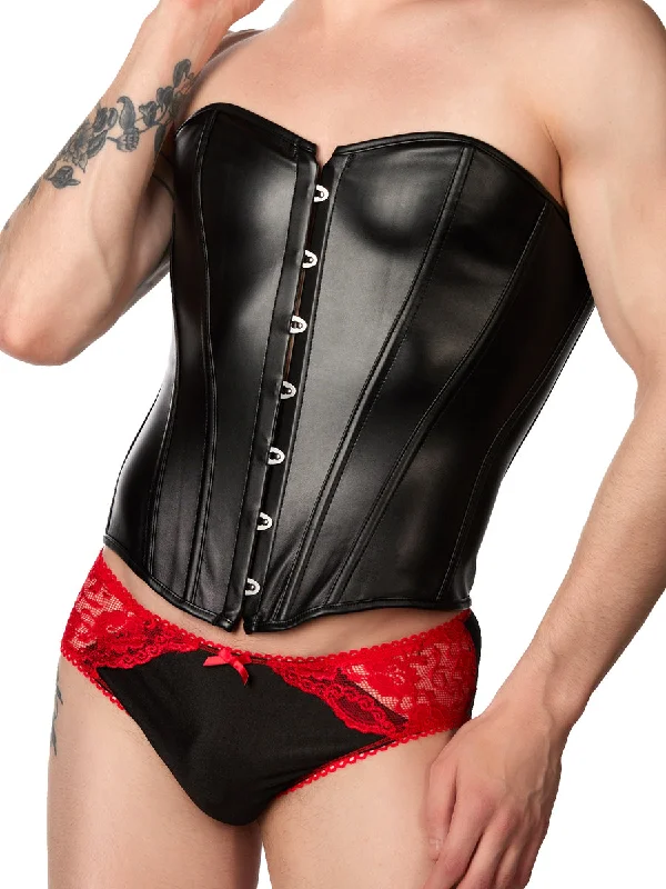 Vegan Leather Corset