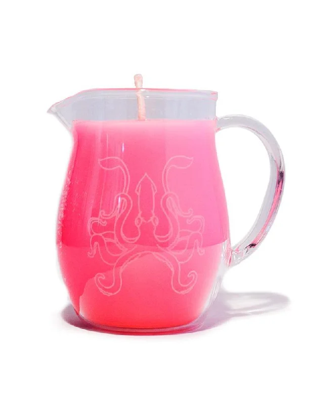 Blacklight Wax Play Candle Pitcher, Pink