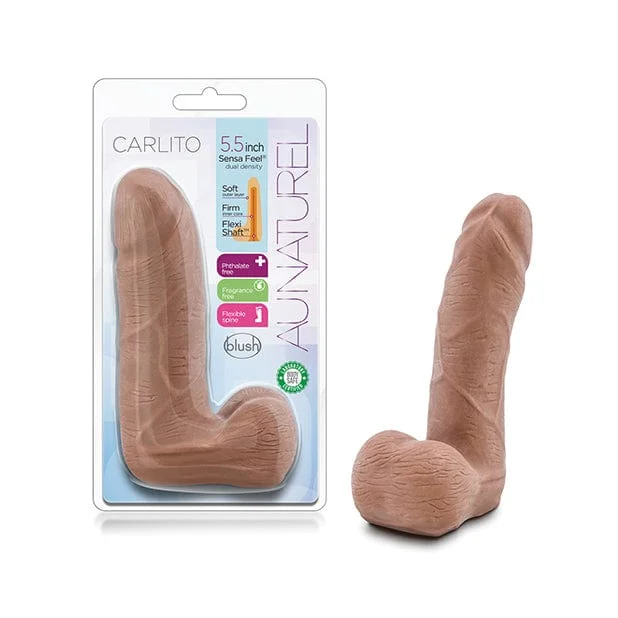 Blush Novelties - Au Naturel Carlito Realistic Dildo with Balls 5.5" (Beige)