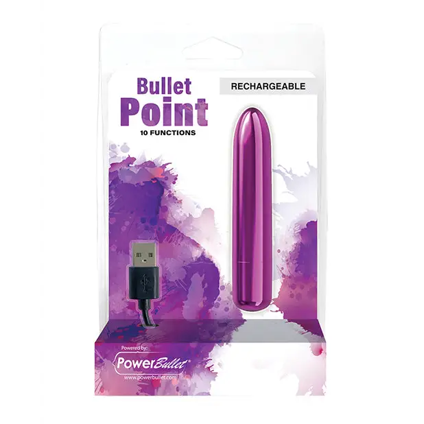 Bullet Point Rechargeable Bullet - 10 Functions