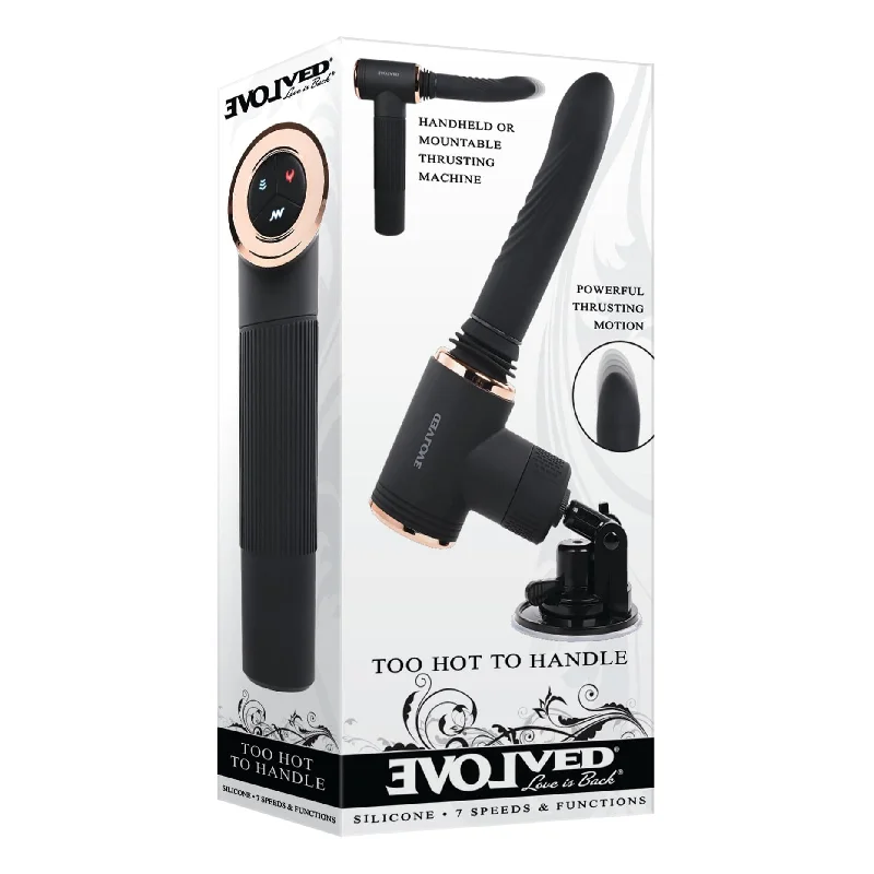 Evolved - Too Hot to Handle Mountable Thrusting Sex Machine (Black)