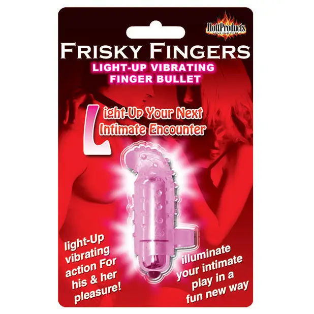 Frisky Finger Light Up Vibrating Finger Bullet