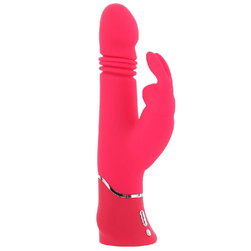 Happy Rabbit Thrusting Silicone Rabbit Vibe in Pink