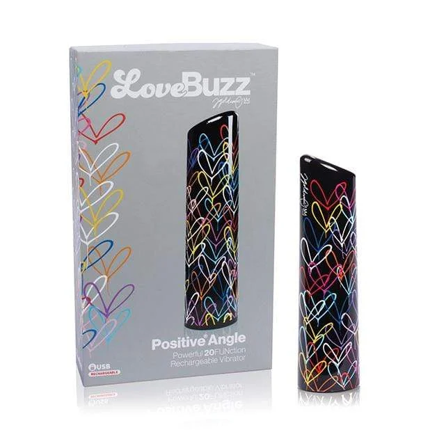 TheScreamingO - LoveBuzz Positive Angle Rechargeable Bullet Vibrator (Black)