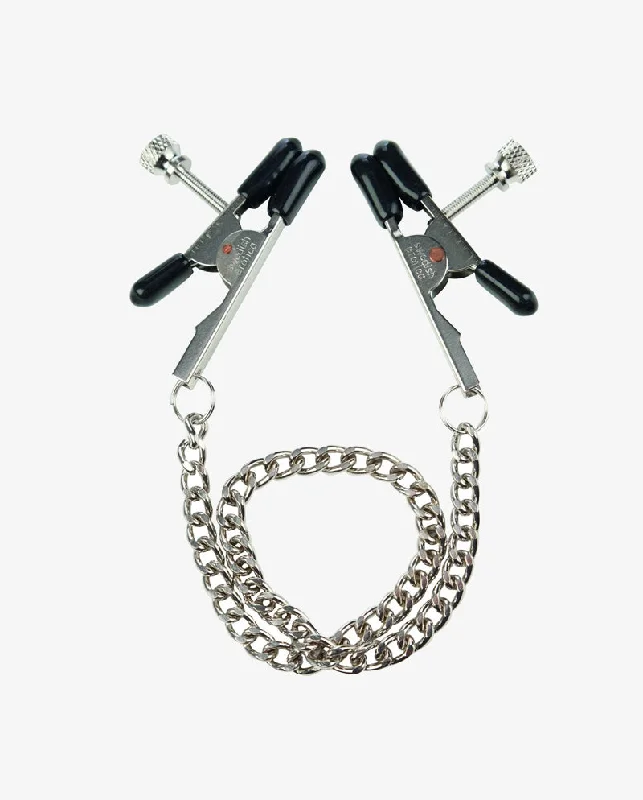 Non-Piercing Bullnose Nipple Clamp and Chain