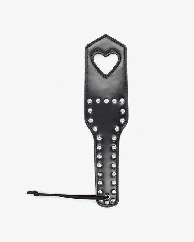 One Heart Spanking Paddle - Black