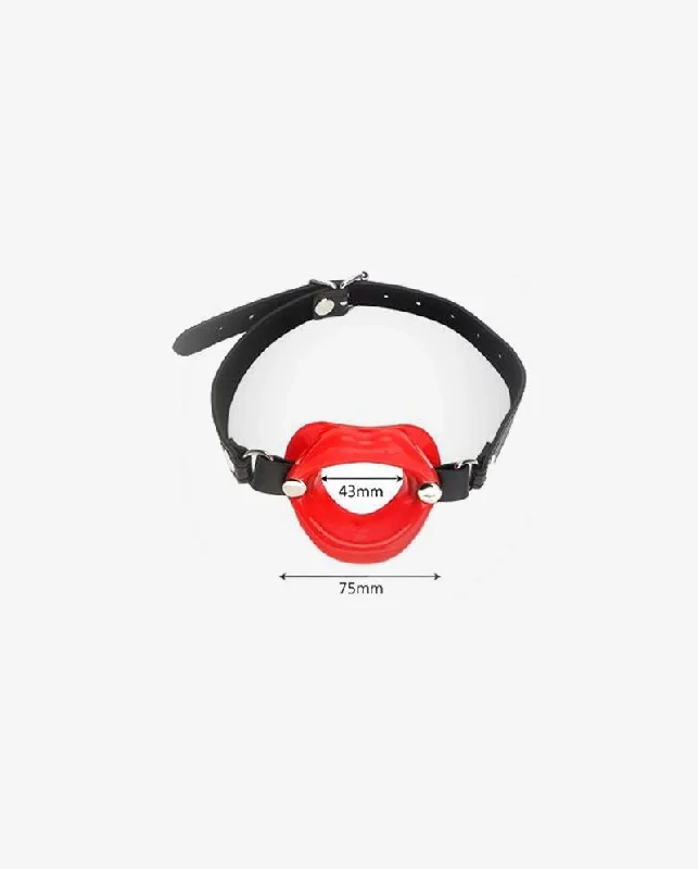 Open Mouth Gag Red Lips