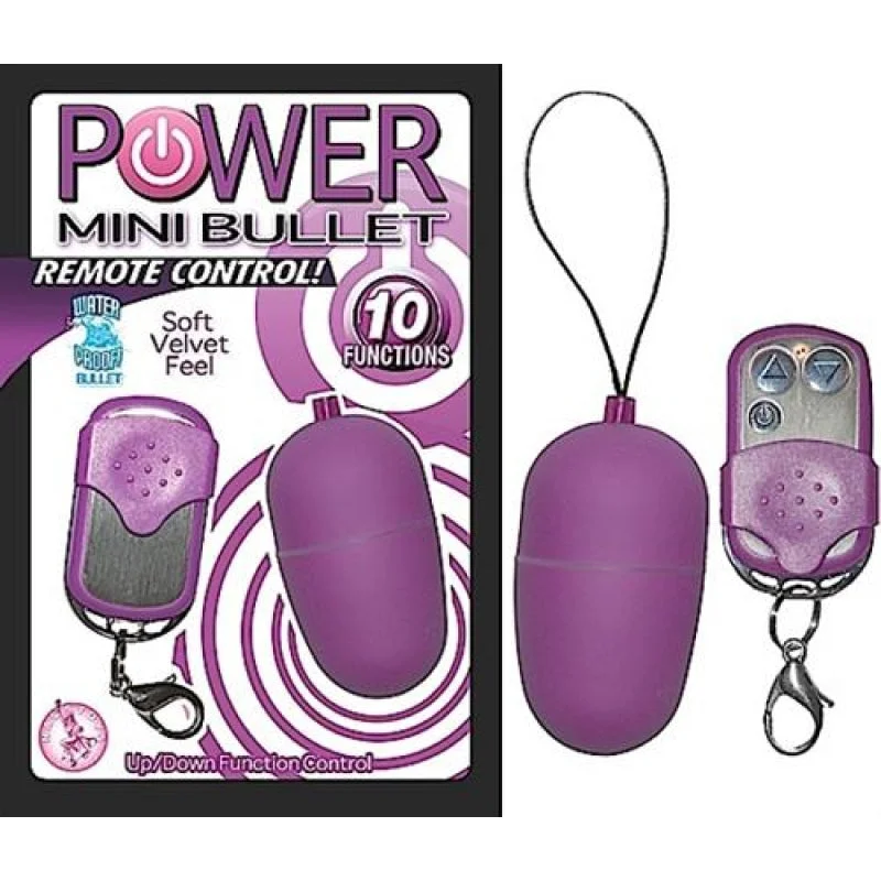 Power Mini Bullet Remote Control - Purple