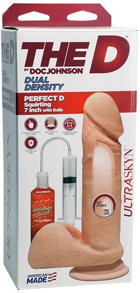 The D - Perfect D Squirting ULTRASKYN 7" - Flesh