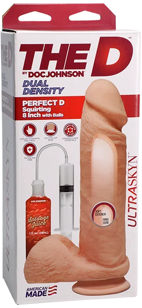 The D - Perfect D Squirting ULTRASKYN 8" - Flesh