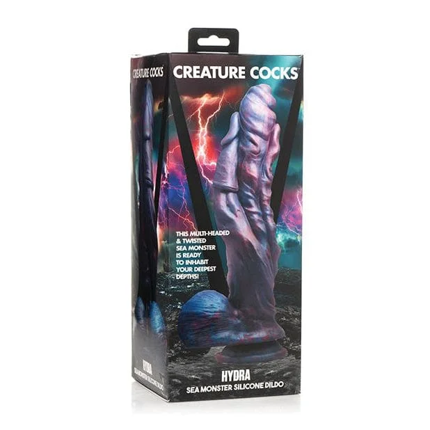 XR - Creature Cocks Hydra Sea Monster Silicone Dildo 10.5" (Purple)