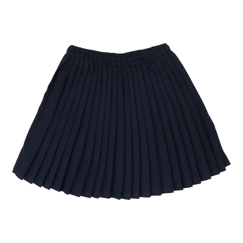 Analogie Knife Pleated Skirt - Navy