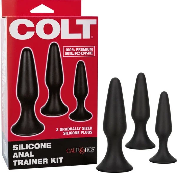 COLT - Silicone Anal Trainer Kit - Black