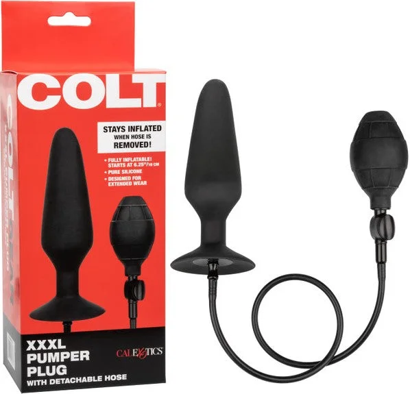 COLT - XXXL Pumper Plug With Detachable Hose - Black