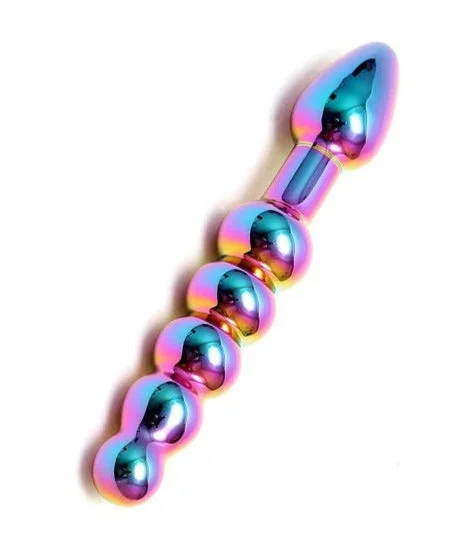 Iridescent Glass Anal Probe