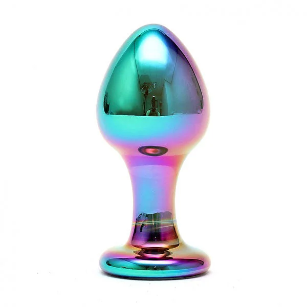 Iridescent Glass Butt Plug