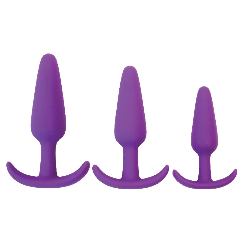 Rump Rockers 3 Piece Silicone Anal Plug Set -