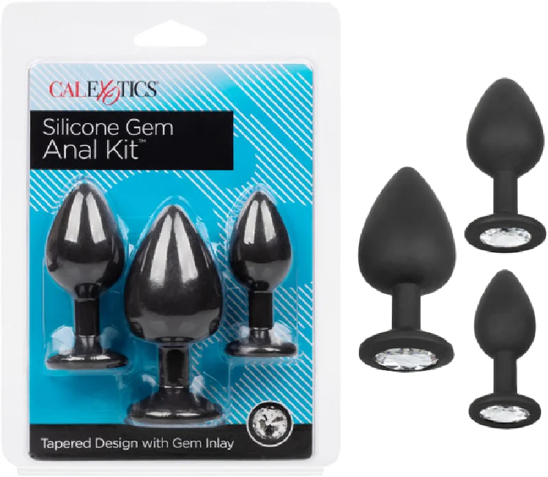 Silicone Gem Anal Kit - Black